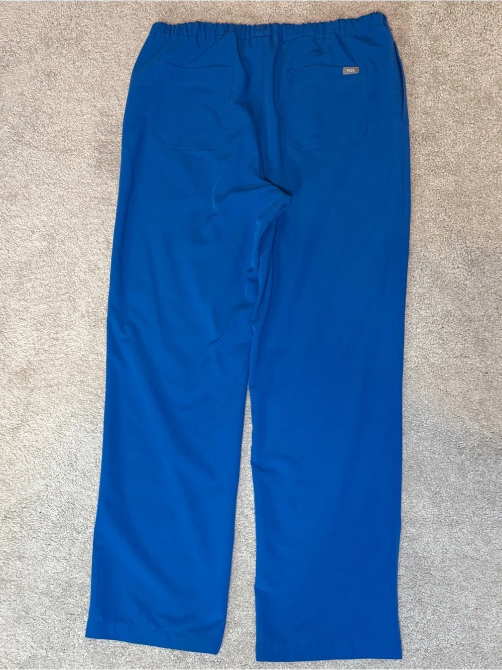 FIGS Pisco Scrub Pants Men’s Large Royal Blue FM4500 Straight Leg Technical